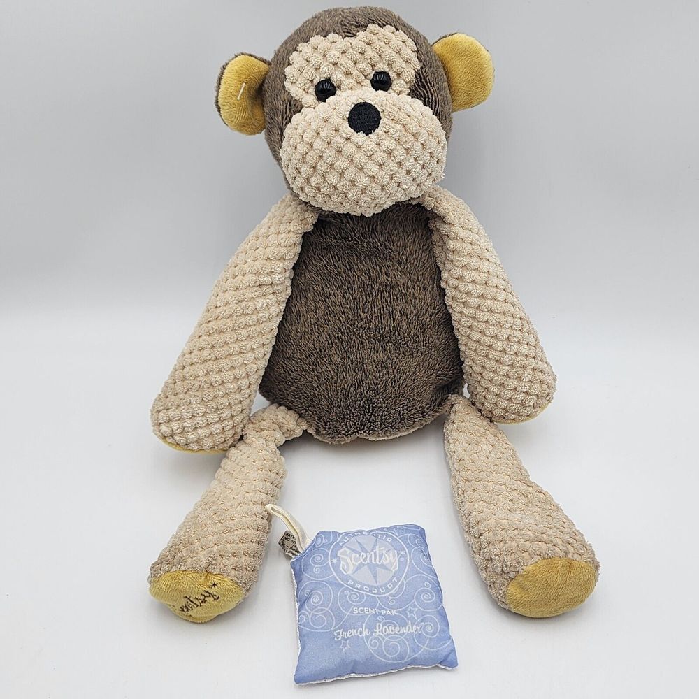 Scentsy Buddy Mollie‎ the Monkey Plush Stuffed Animal 2010 Retired w/ Scent Pack